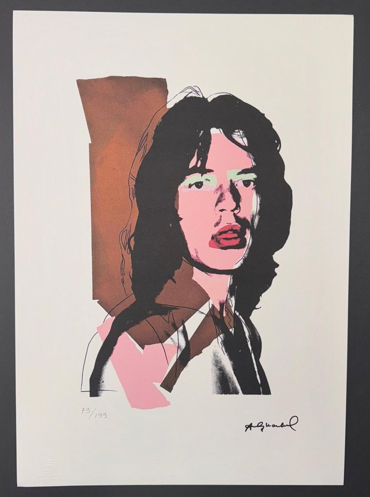 Andy Warhol (after) - Grafy Panam Gallery - Jagger - década de 2000 #1.1