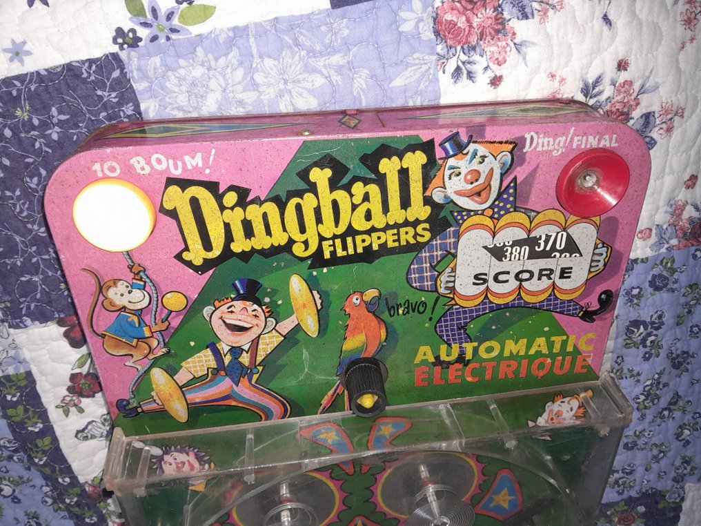Dingba Flipper Dingball - Mechanischer Flipperautomat - 1950-1960 #4.3