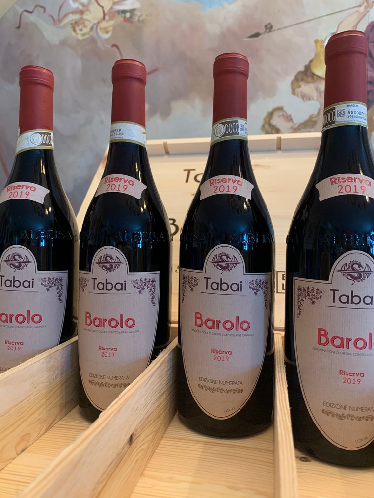 2019 Tabai - Edizione Limitata Numerata - Barolo Riserva - 4 Bottles (0.75L) #1.0