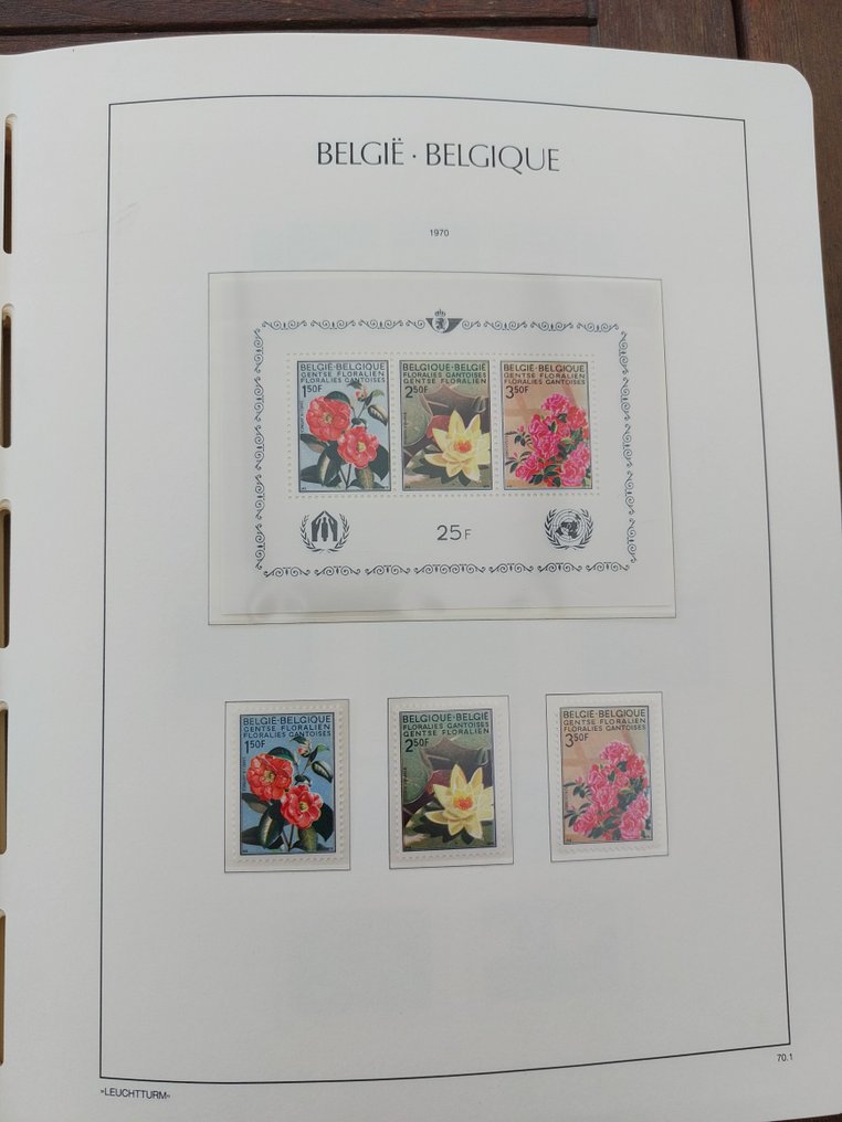 Belgien  - 1970/1989 MNH + blokke - OBP 1970/1989 #2.1