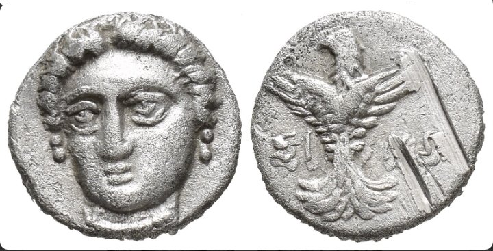 Paphlagonia, Sinope. Trihemiobol circa 330-250 BC  (Ei pohjahintaa) #2.1