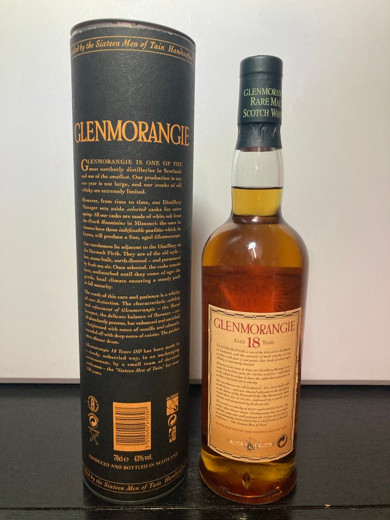 Glenmorangie 18 years old - Original bottling  - b. Ende der 1990er Jahre, Anfang der 2000er Jahre - 70 cl #2.1