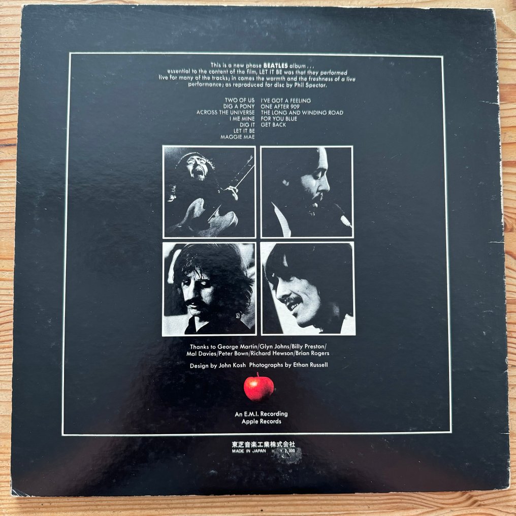 Beatles - Let It Be  [JAPAN Stereo pressing] - LP - Stereo - 1971 #1.2