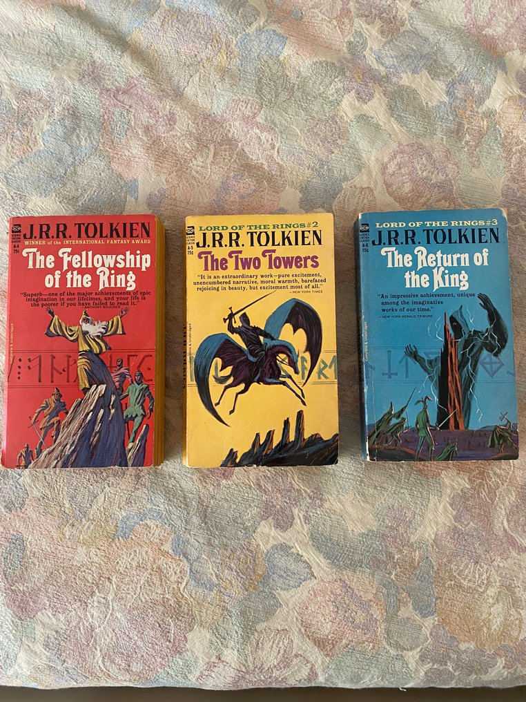 Tolkien - Lord of the Rings Trilogy J.R.R. Tolkien - Ace - First Ed. Unauthorized - 1965 #3.1