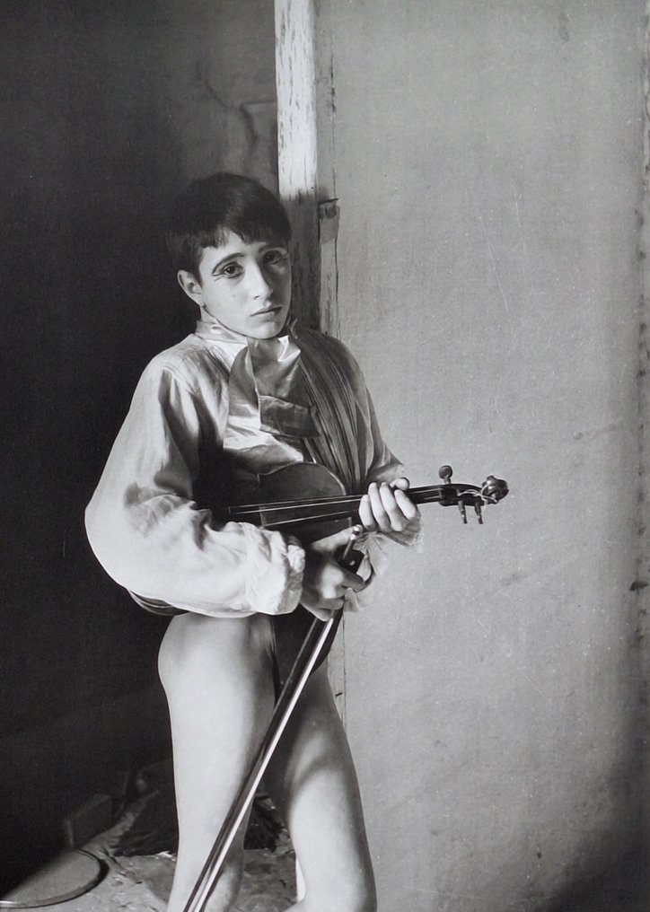Lucien Clergue (1934–2014) - "Les saltimbanques: le jeune violoniste" #1.0