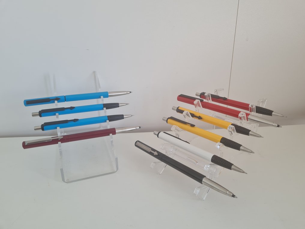 Parker - Lot de 10 stylos modèle Vector  (porte-mine, roller et stylo à bille) - Pen #2.2