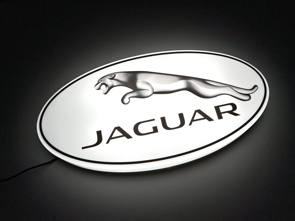 Sign - Jaguar - Large Jaguar Illuminated Sign Lightbox #1.0