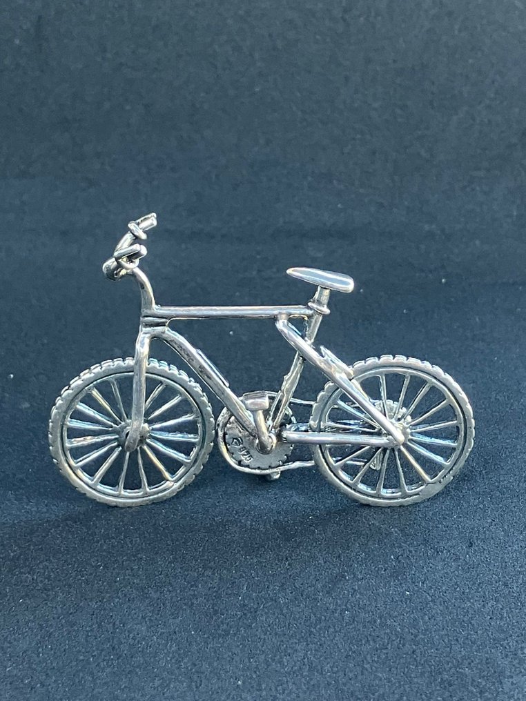 Miniaturowa figura - Miniatuur fietsen  (3) - Srebro pr. 835 #3.2