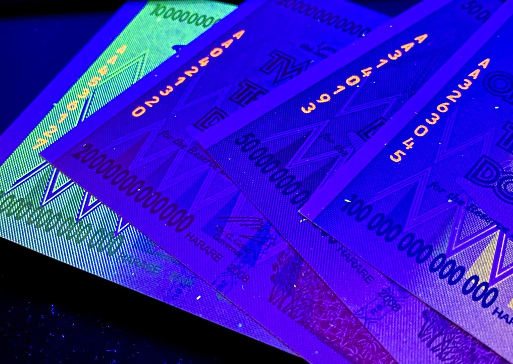 Zimbábue. - 100, 50, 20, 10 trillion Dollars 2008 (Sem preço de reserva) #4.3