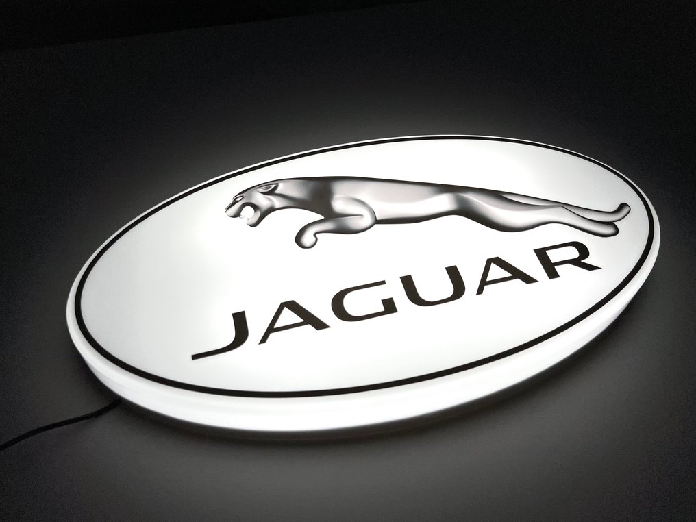 Sign - Jaguar - Large Jaguar Illuminated Sign Lightbox #4.3