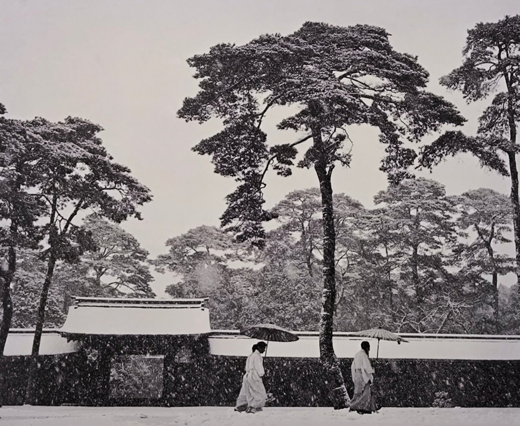 Werner Bischof - Courtyard of the Meiji Shrine. Tokio, Japan, 1951 #1.0