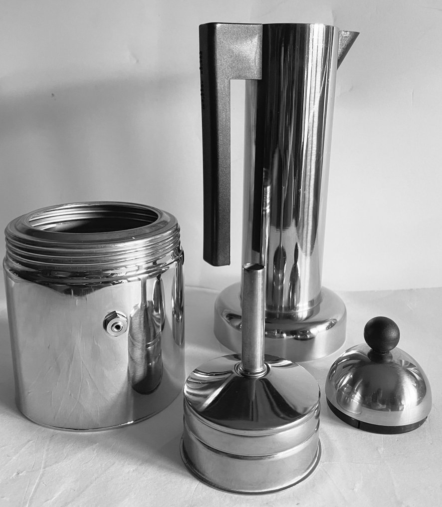 VEV Viganò - Goffredo Reggiani - Kaffeekanne - BRA - Stahl #4.3