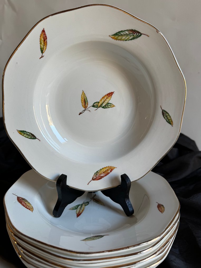 Sarreguemines - Eetservies (61) - Digoin & Sarreguemines - Modèle -“Nemours “ scenes decoration - Echt opaak - Exclusive Art de Table #4.3