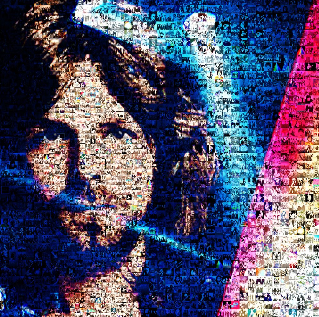 David Law (1967) - Crypto Pink Floyd IV - Format XL 60x60 #1.0