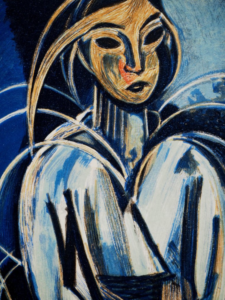 Henri Matisse (1869-1954) - Jeune fille cubiste #3.2