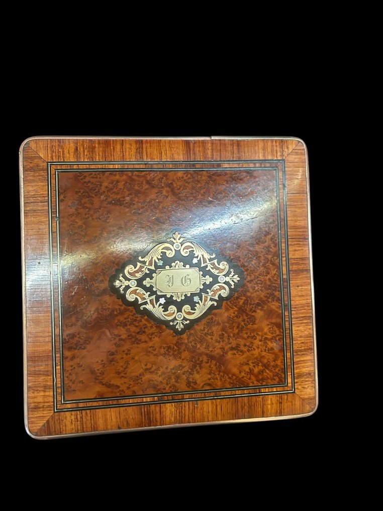 盒 (2) - 崖柏, 烏木, 鬱金香木 - 高级定制与珠宝 #4.3