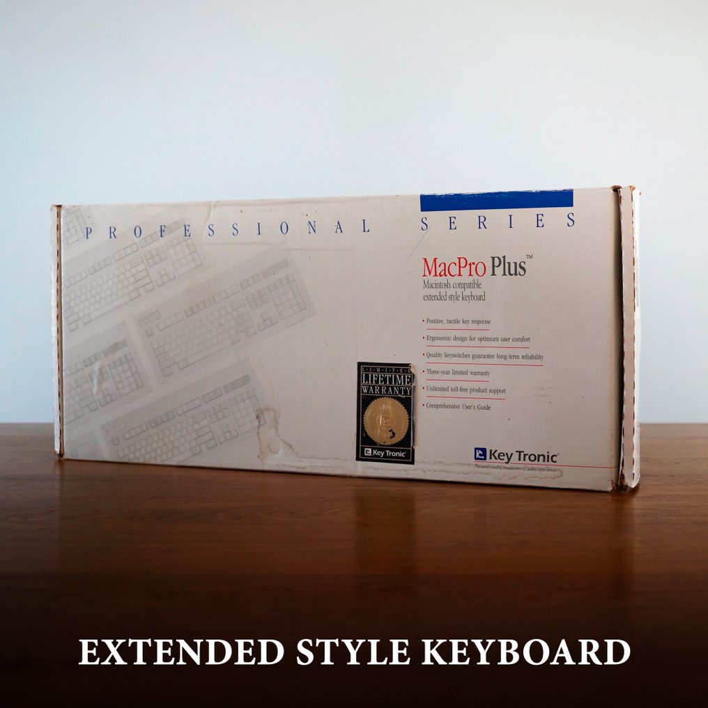 Apple BOXED "ADB" Keyboard MacPro Plus – Key Tronic - Macintosh - Στην αρχική του συσκευασία #1.0