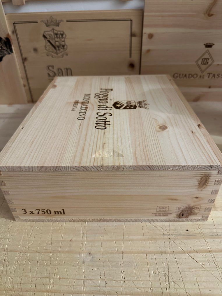 2018 Poggio di Sotto - 蒙达奇诺·布鲁奈罗 DOCG, Riserva - 3 Bottles (0.75L) #3.2