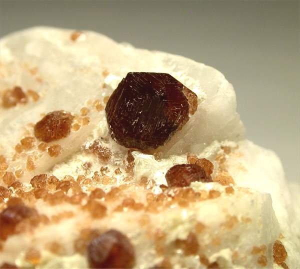 Σπεσσαρτίνης Κρύσταλλοι στη μήτρα - Ύψος: 5 cm - Πλάτος: 5 cm- 75 g - (1) #3.2