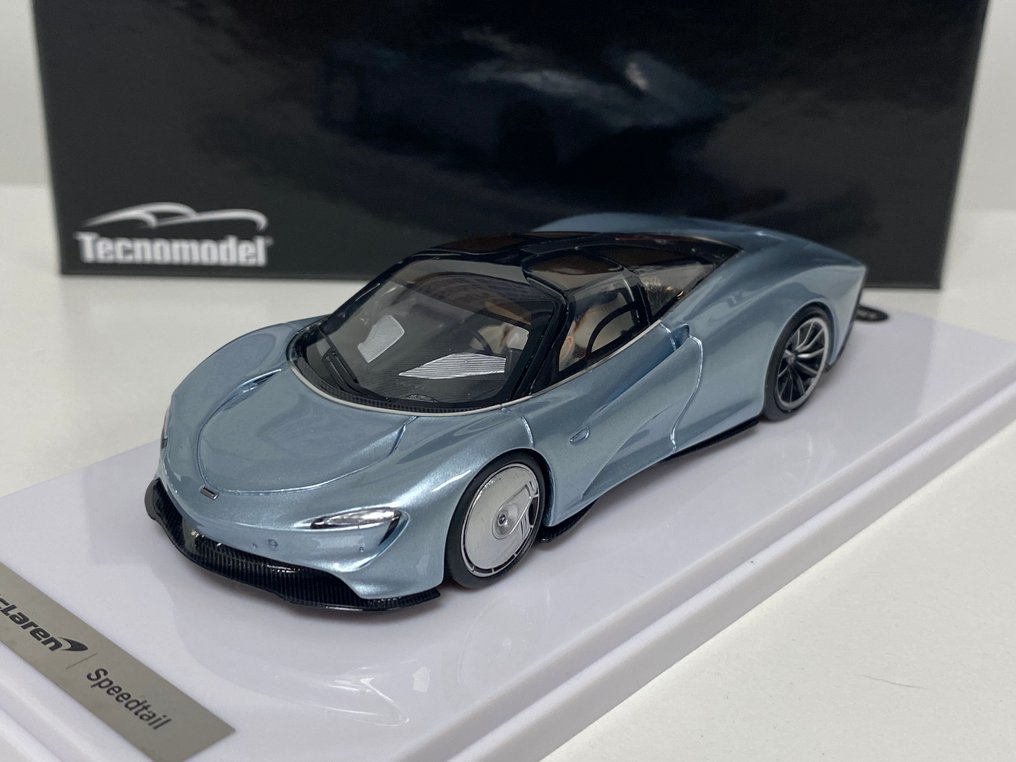 Tecnomodel 1:43 - Model car - McLaren Speedtail Geneva Autoshow 2019 - Rare numbered collector's item, 91 out of 99 copies worldwide! #2.1