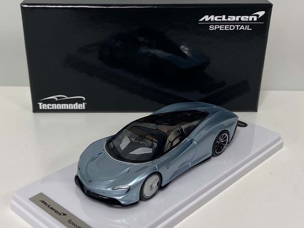 Tecnomodel 1:43 - Model car - McLaren Speedtail Geneva Autoshow 2019 - Rare numbered collector's item, 91 out of 99 copies worldwide! #1.0
