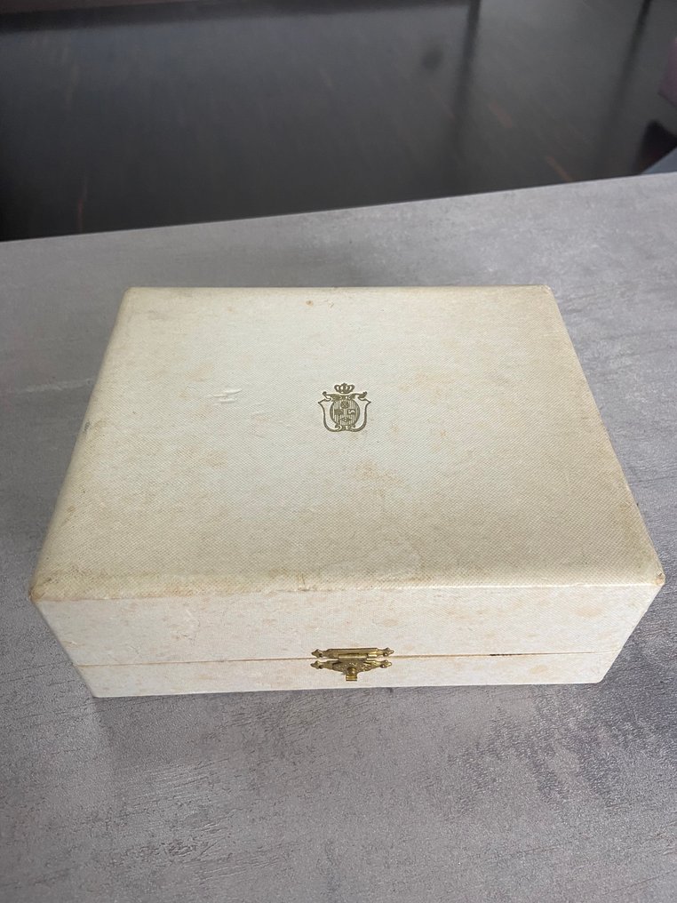 Christofle - 果汁機 - 柑橘类水果储存罐，复古款。镀银，水晶材质。 #3.2