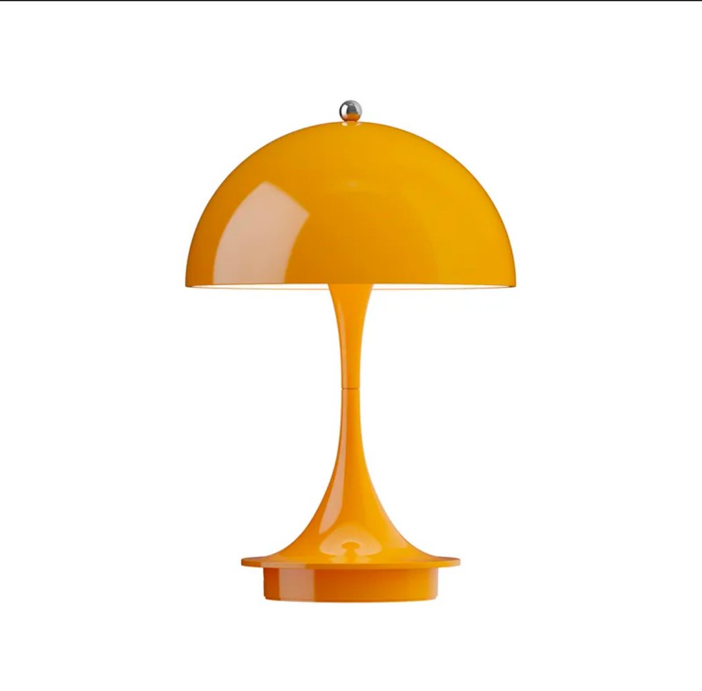 Louis Poulsen - Verner Panton - Table lamp - orange opalino acrylic - Panthella portable orange #3.2
