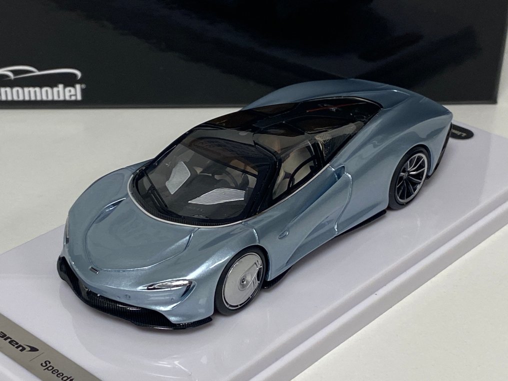 Tecnomodel 1:43 - Model car - McLaren Speedtail Geneva Autoshow 2019 - Rare numbered collector's item, 91 out of 99 copies worldwide! #1.0