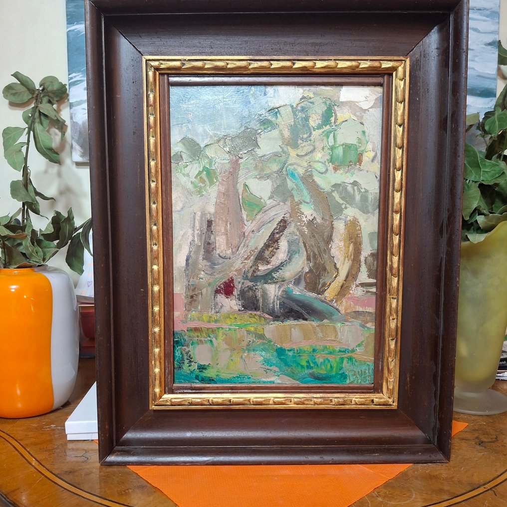 Anselmo Bucci (1887 1955) La gola del Furlo auction online Catawiki