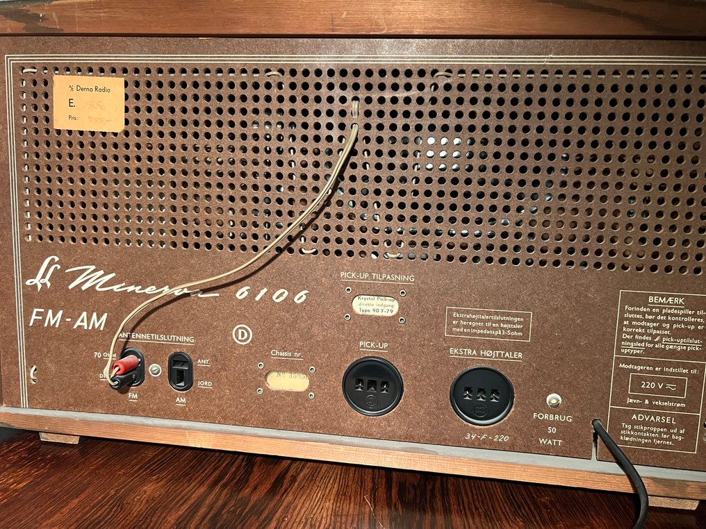 Linnet & Laursen - Minerwa 6106 - 电子管收音机 #4.3