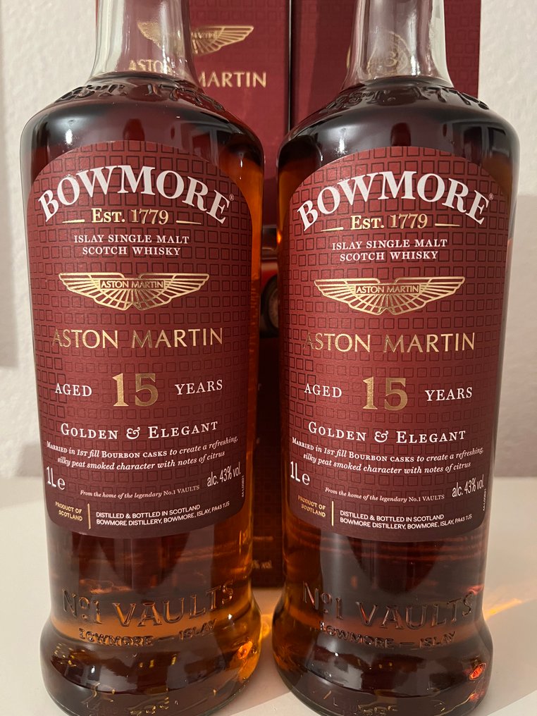 Bowmore 15 years old Aston Martin Edition 8  - 1 Litre - 2 flaschen #2.1