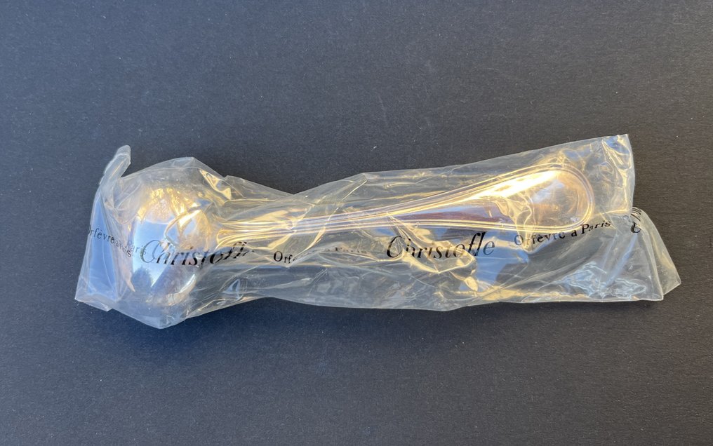 Christofle - Servizio da dessert (2) - Placcato argento - Ciotola + cucchiaio con scatola #4.3