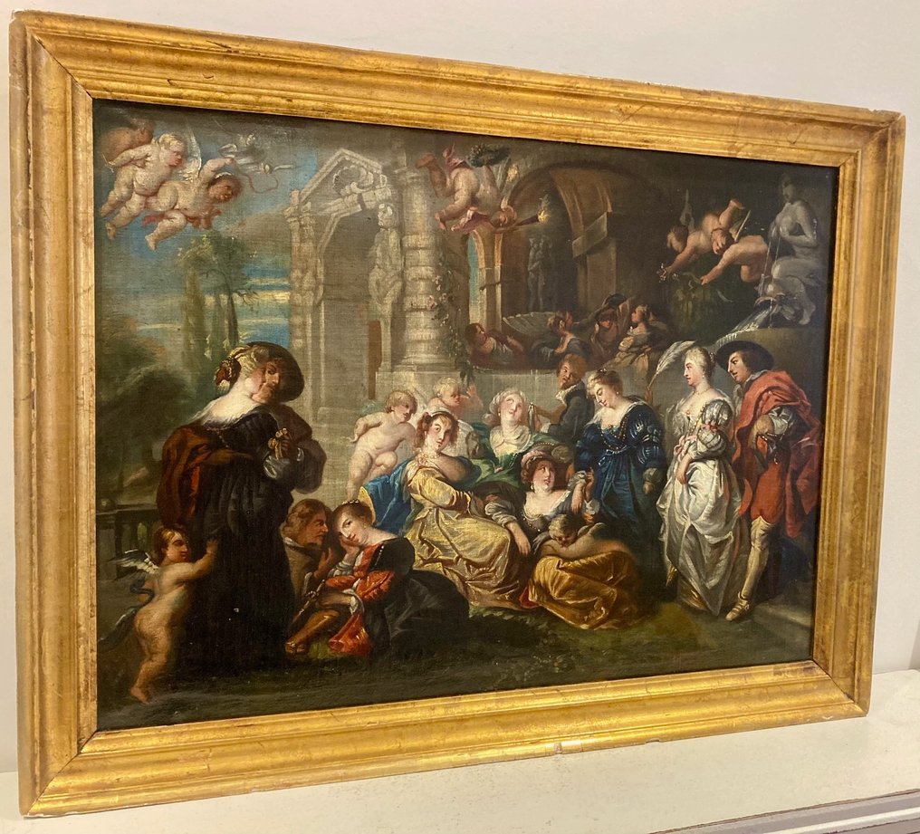 European school (XIX), After Rubens - The garden of love #4.3
