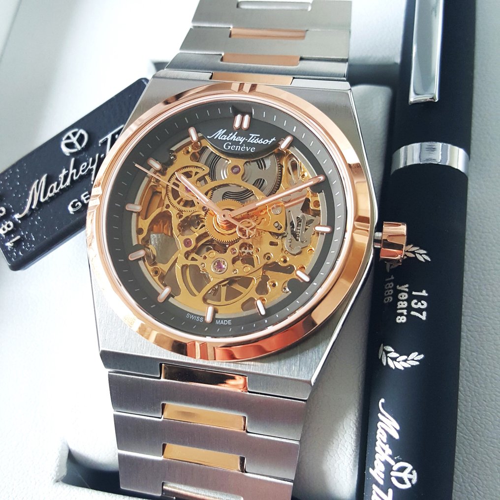 Mathey-Tissot - ZEUS - Swiss Automatic - Rare Catena SA800 - 28 Jewels - Gold - New - Mężczyzna - 2025 #2.1