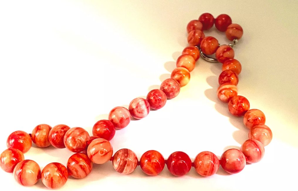 Rhodochrosite Jewellery - Height: 20 in - Width: 10 mm- 100 g - (1) #2.1