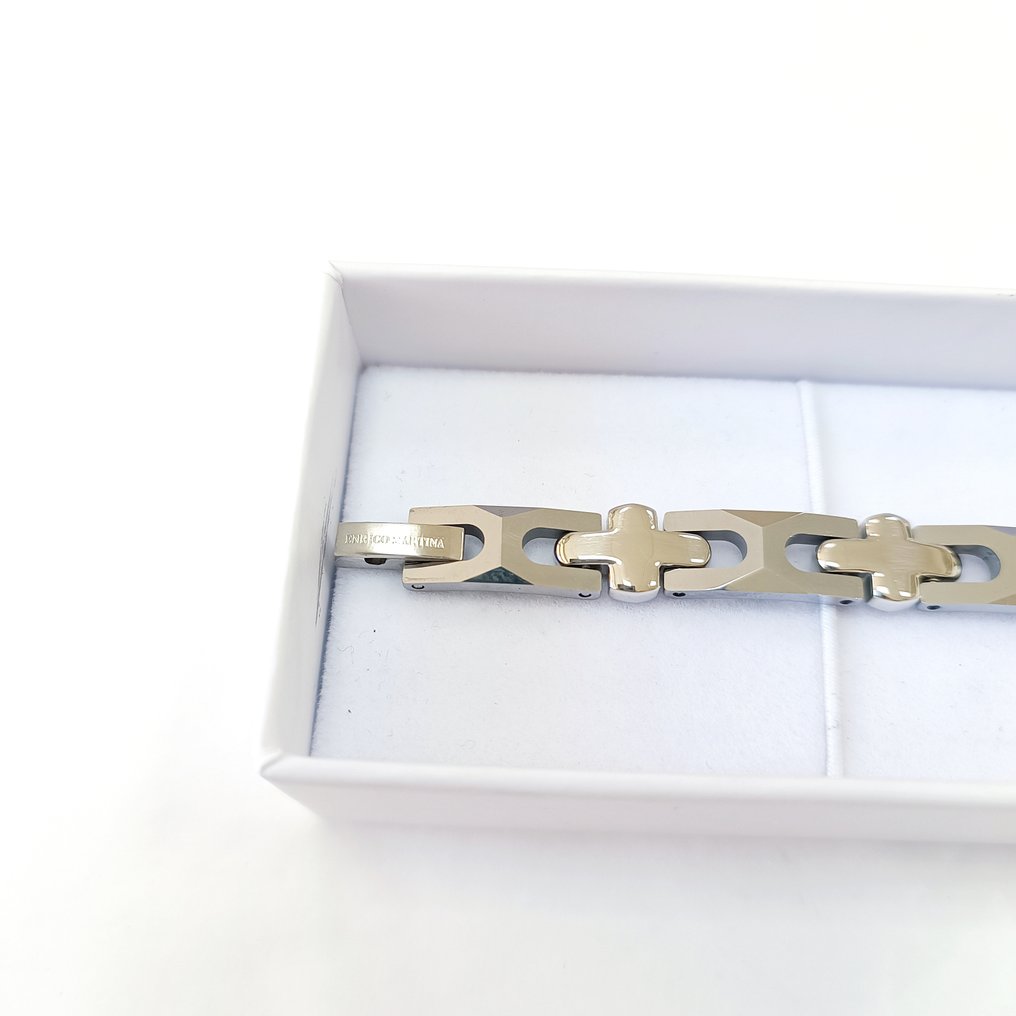 钻石 - 18K包金 - 黄金, 钨 - 手镯 - 手工的 #2.1