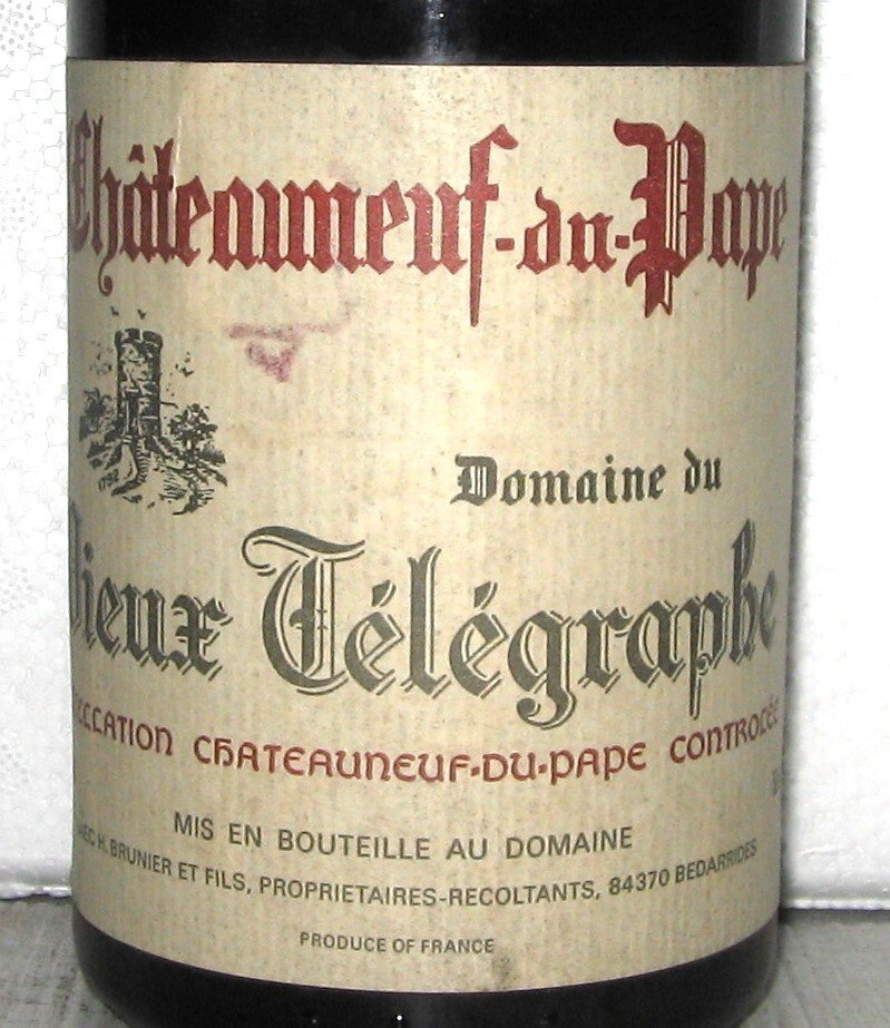 1986 Châteauneuf du Pape - Domaine du Vieux Télégraphe - Ροδανός - 1 Φιάλη (0,75L) #1.0