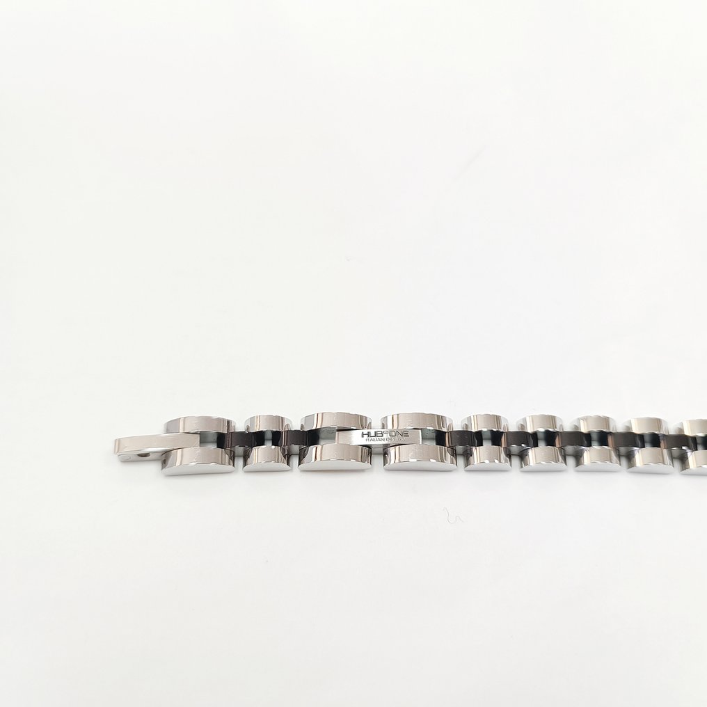 18 καράτια - Βραχιόλι σε χειρουργικό ατσάλι., Ροζ χρυσό - Βραχιόλι - Ατσάλι και Χρυσός #3.2