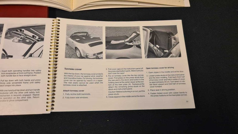 - - PORSCHE 911 CARRERA POUCH + DOCUMENTS (USA MODEL) - 1985-1985 #4.3