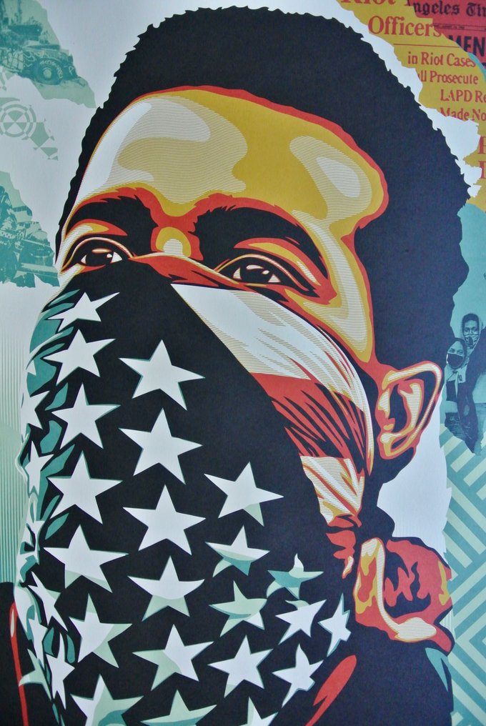 Shepard Fairey (OBEY) - OBEY American Rage - Signed Offset Lithograph #3.2