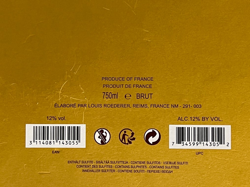 2007 Louis Roederer, Cristal - Σαμπάνια Brut - 1 Φιάλη (0,75L) #3.2