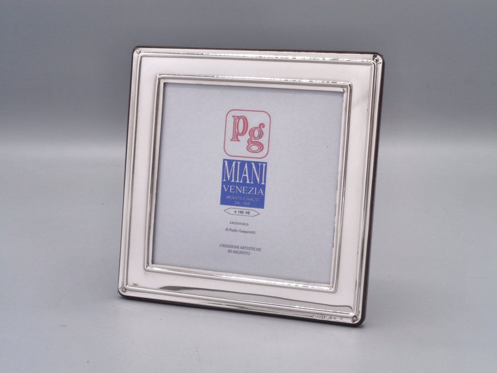 PG-Miani Argenteria - Portaritratti - .925 argento - Liscia 9x9 #2.1