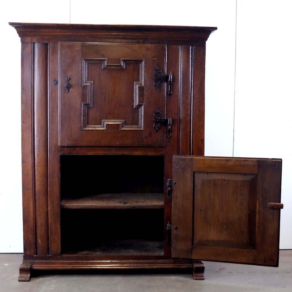 Cupboard - spindle box - oak wood #1.0