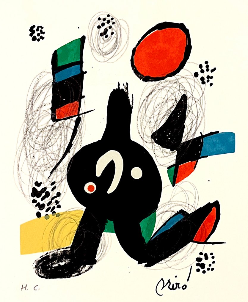 Joan Miro (1893-1983) - La mélodie acide 7 #1.0