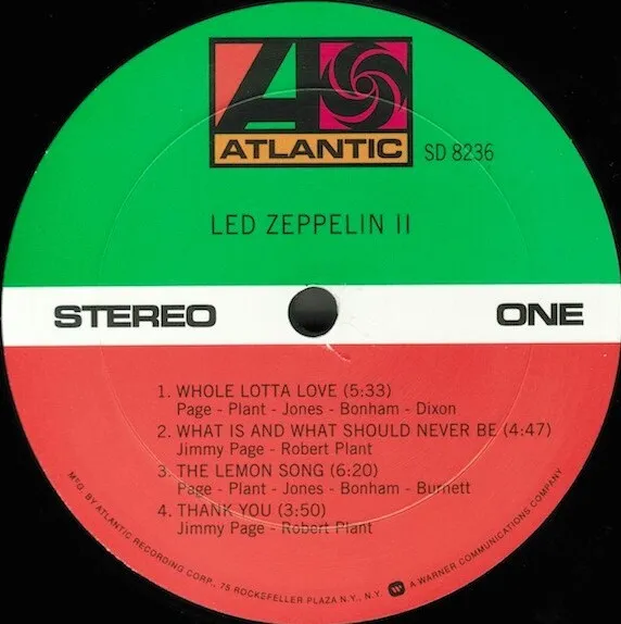 Led Zeppelin - Led Zeppelin II / Classic Records - LP - 200 gram - 2003 #3.2