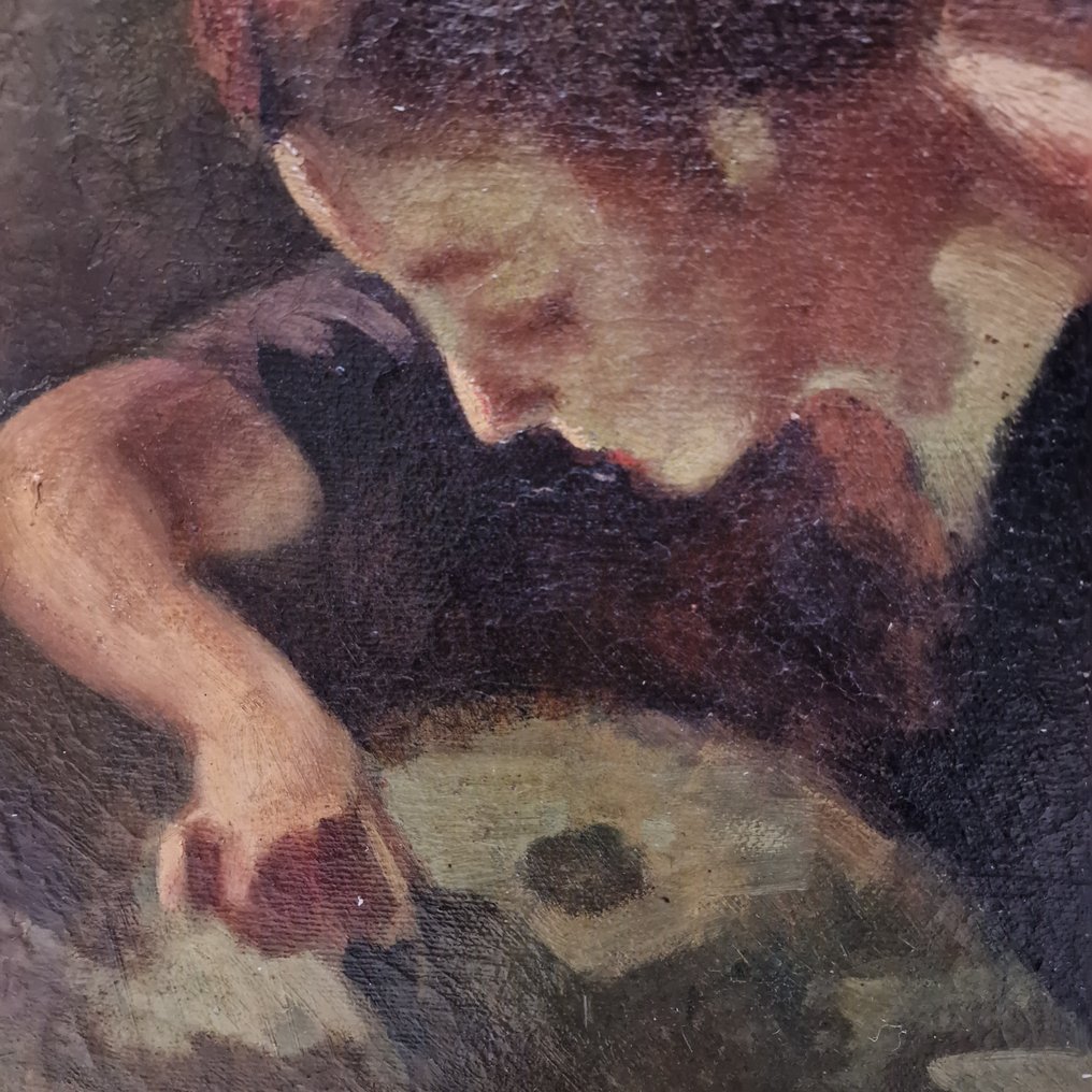 Manlio Ciani (1910-1990) - La filatrice #1.0