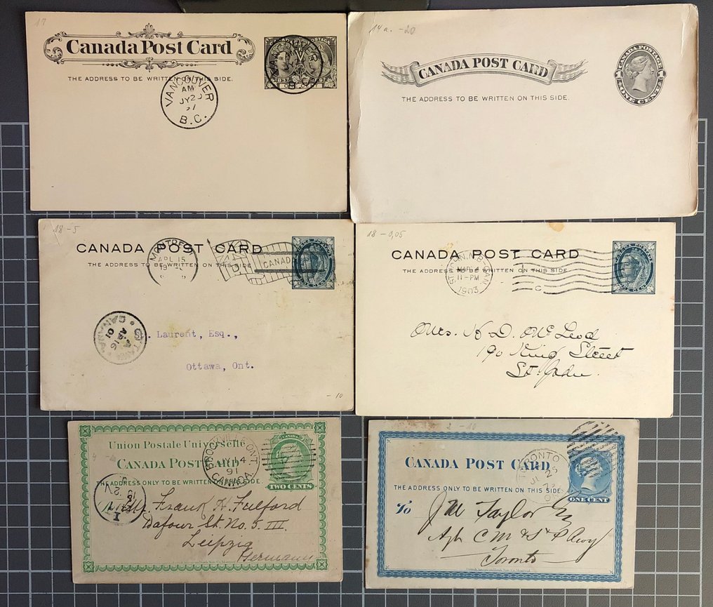 Καναδάς 1880/1900 - Πολλά ταχυδρομικά χαρτικά με σπάνια και καλύτερα κομμάτια, θησαυρός από ένα κτήμα #1.0