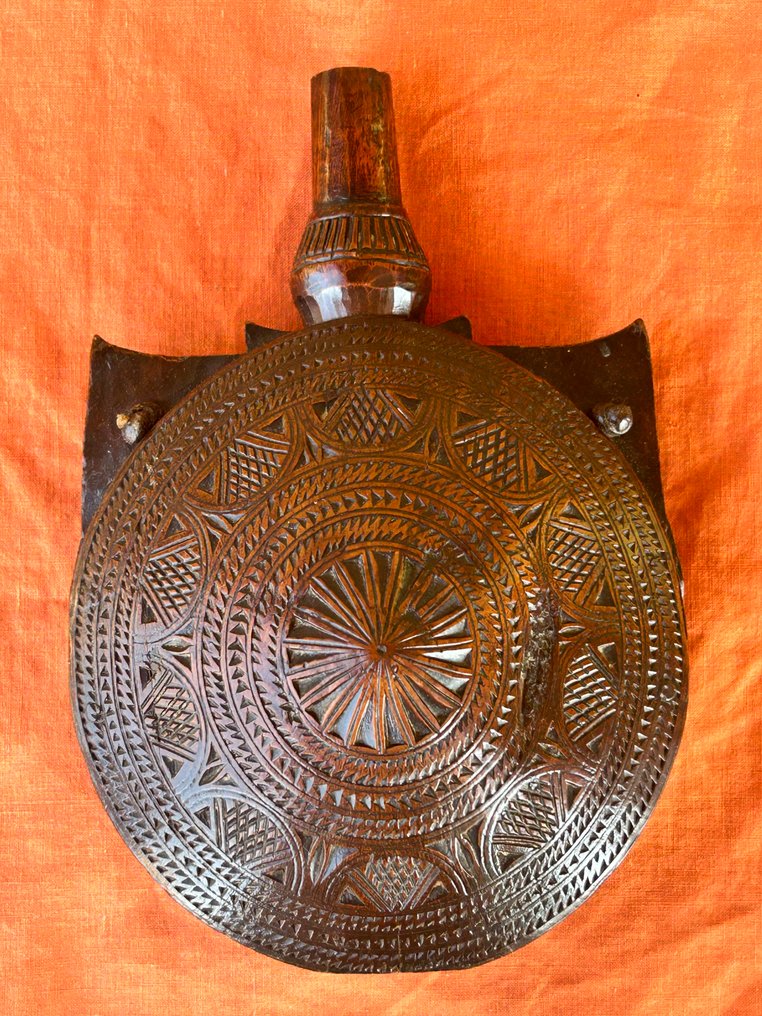 北非尘袋（可能来自摩洛哥） - 木 - 摩洛哥 - 19世纪末 #1.0