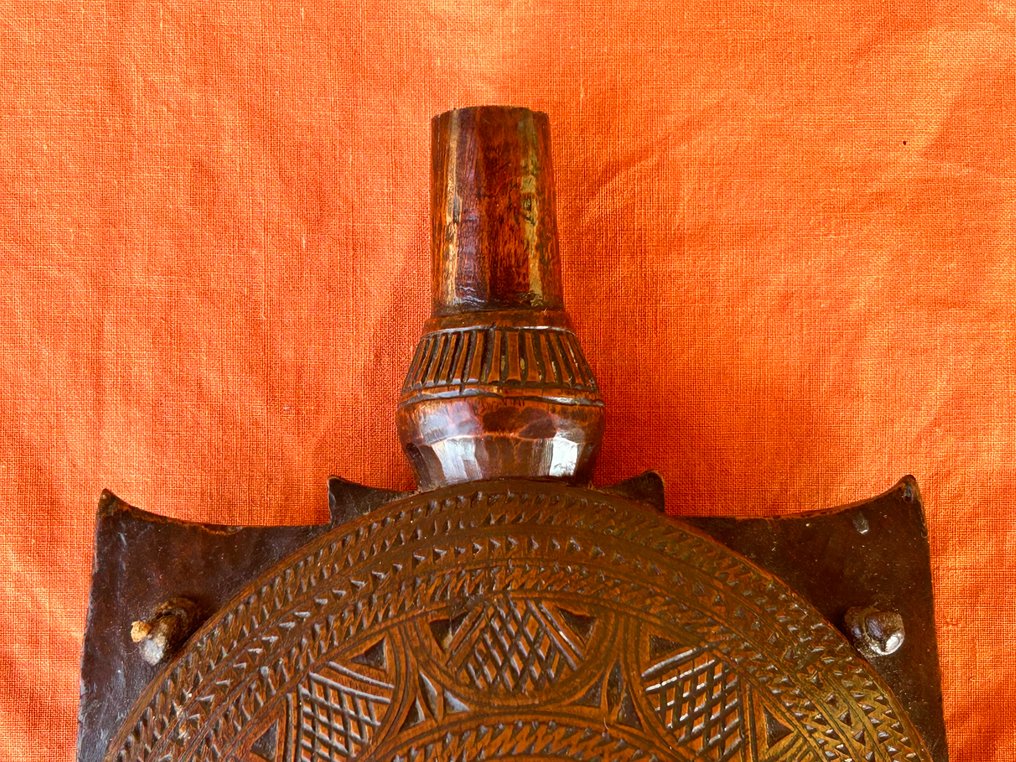 北非尘袋（可能来自摩洛哥） - 木 - 摩洛哥 - 19世纪末 #1.0