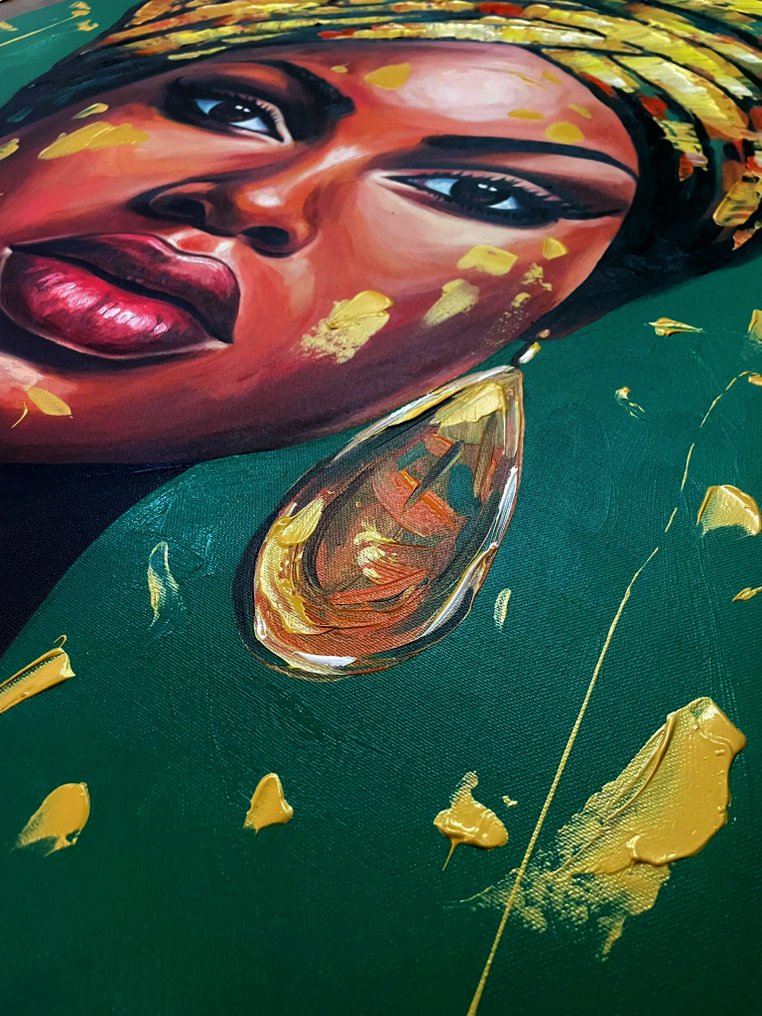 Jarol Rodriguez (XXI) - Afro - 100 x 70 cm #3.2